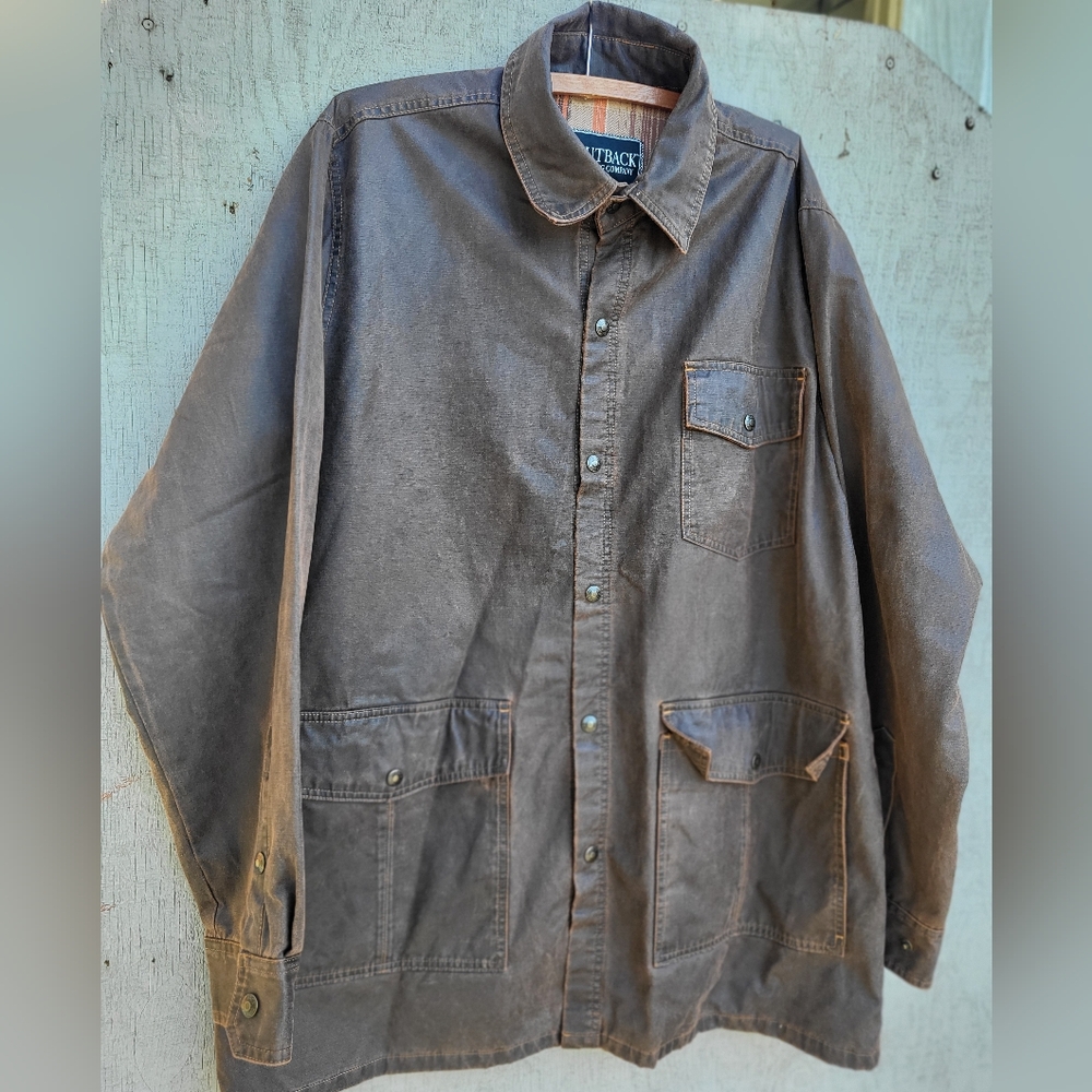 Men's Classic Brown Shirt Jacket